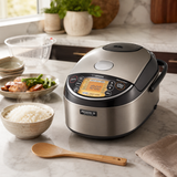 Zojirushi NP-NWC10XB Pressure Induction Heating Rice Cooker w/ Accessory Bundle