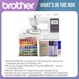 Brother Elite Computerized LCD Touchscreen Sewing and Embroidery Machine Kit