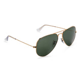 Ray-Ban RB3025 58mm Aviator Classic Sunglasses (Gold/Green)
