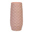 Amaranth 10-Inch Vase For Easy Water Draining and Stem Access (Blush Pink)