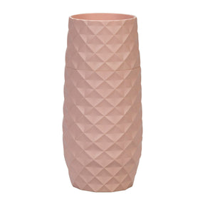 Amaranth 10-Inch Vase For Easy Water Draining and Stem Access (Blush Pink)