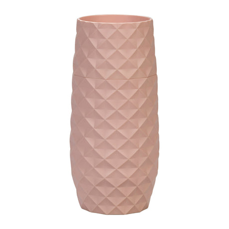 Amaranth 10-Inch Vase For Easy Water Draining and Stem Access (Blush Pink)