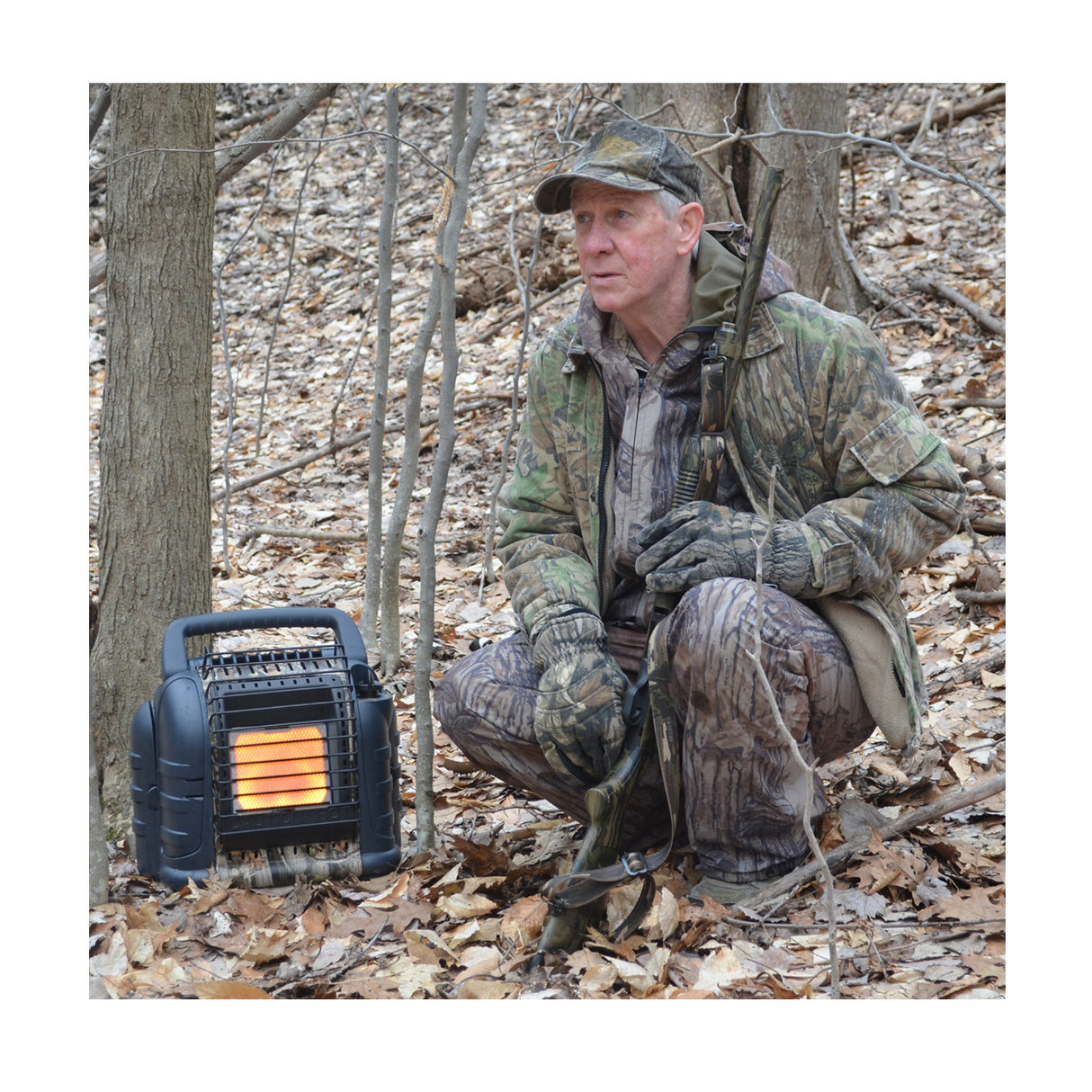 Mr. Heater Hunting Buddy Portable Heater Bundle with Hose, Adaptor and Bag