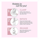 Beachwaver B1 Rotating Curling Iron in Midnight Rose | 1 inch barrel