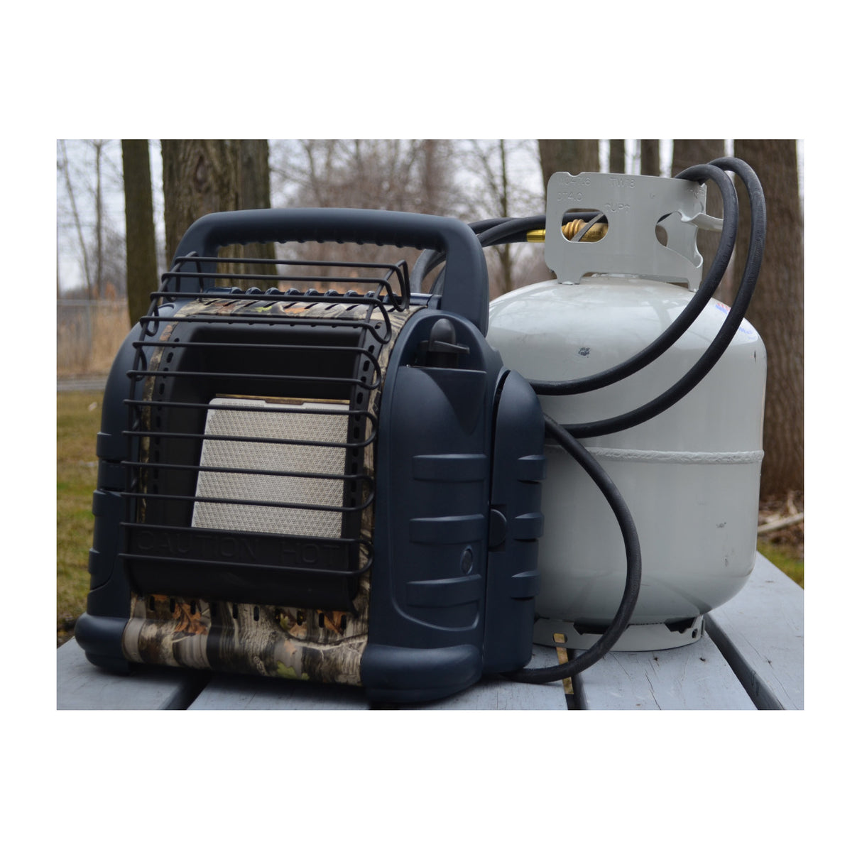 Mr. Heater Hunting Buddy Portable Heater Bundle with Hose, Adaptor and Bag