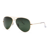 Ray-Ban RB3025 58mm Aviator Classic Sunglasses (Gold/Green)