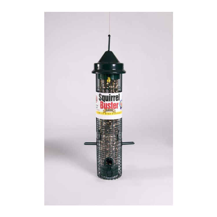 Brome Squirrel Buster Classic Squirrel-proof Bird Feeder w/4 Feeding Ports, 2.4-pound Seed Capacity