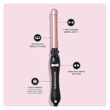 Beachwaver B1 Rotating Curling Iron in Midnight Rose | 1 inch barrel