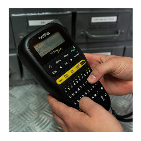 Brother PTH111 P-Touch Pro Label Maker Bundle with Laminated Tapes and Case - 7