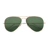 Ray-Ban RB3025 58mm Aviator Classic Sunglasses (Gold/Green)
